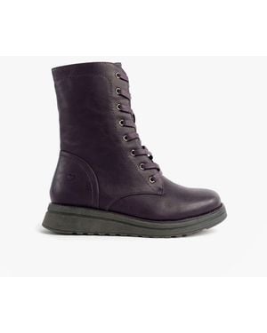 Heavenly Feet Martina4 Ankle Boots - Blue