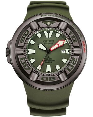 Citizen Promaster Marine Watch Bj8057-17X - Green