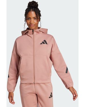 adidas Z.N.E. Full-Zip Hoodie - Pink