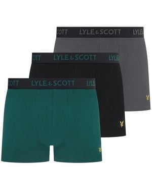 Lyle & Scott And Barclay 3Pk - Green