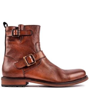 Sole Crafted Oiler Biker Boots - Brown