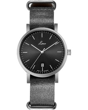 Laco Automatic Watch Classic Aviator Watches For - Black