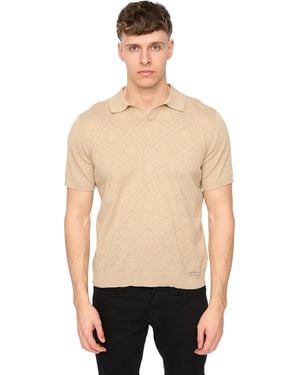 Duck and Cover Dedham Polo Shirt - Natural