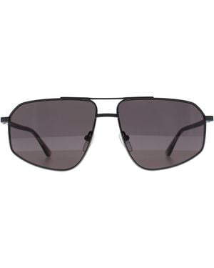 Calvin Klein Aviator Matte Dark Gunmetal Ck23126S - Grey