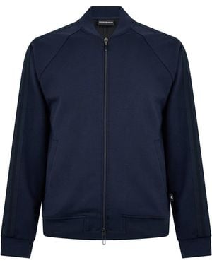 EA7 Emporio Armani Crew Neck Long Sleeve Regular Fit Sweatshirt - Blue