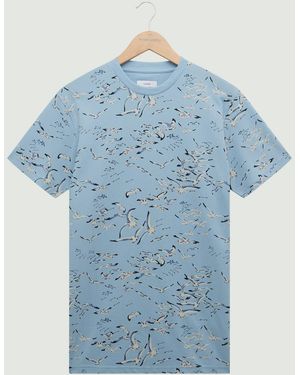 Peter Werth Feather T Shirt - Blue