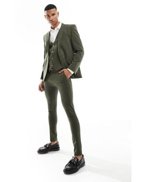 ASOS Super Skinny Suit Trouser - Green