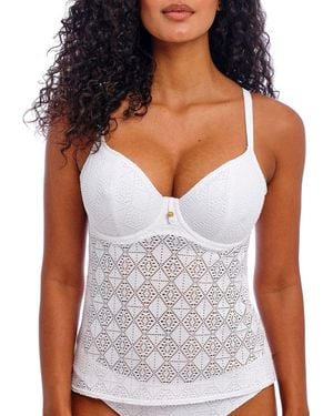 Freya Nomad Nights Tankini Top - White
