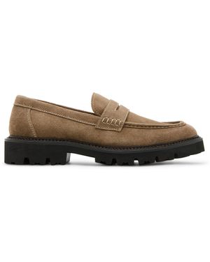 Steve Madden Suede Noordin 275 Loafers - Brown