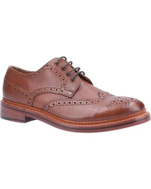 Cotswold Quenington Leather Goodyear Welt Lace Up Shoe - Black