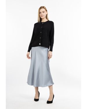 Dreimaster Vest Met Knopen Dames Zwart