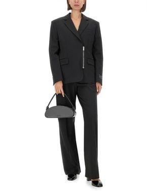 MSGM Jacket With Zip - Black