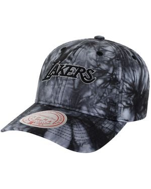 Mitchell & Ness Nba Los Angeles Lakers Scrunch Tie Dye Cap Cotton - Grey