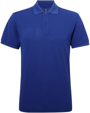 Asquith & Fox Short Sleeve Performance Blend Polo Shirt (Royal) - Blue