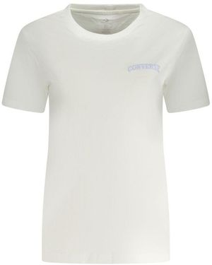 Converse Logo T-shirt Korte Mouwen - Wit