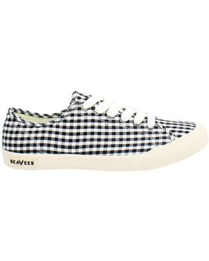 Seavees Monterey Americana Plimsolls Canvas (Archived) - Blue