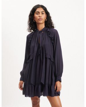 Nobody's Child Nobodys Bohana Mini Dress - Blue