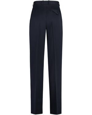 Bottega Veneta Straight Leg Tailored Trousers - Blue