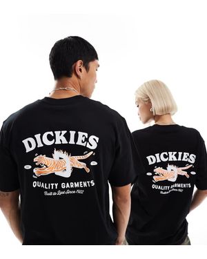 Dickies Chincoteague Island Short Sleeve Back Print T-Shirt - Black