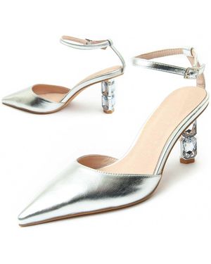 Montevita Heel Shoe Festshoe10 - Metallic