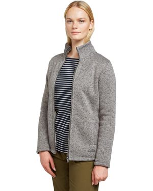 Peter Storm Full Zip Microfleece Mid-Layer Hoodie For Walking & Hiking - Grey
