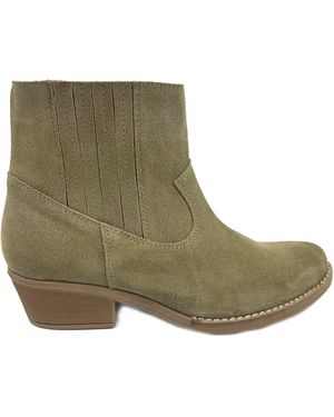 Csy Damenstiefelette Farbe Grün - Groen