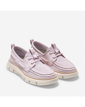 Cole Haan 4.Zerogrand Regatta Nylon Peacock/Ivory Loafers - Pink