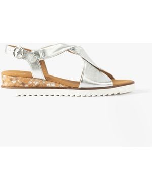Gabor Rich Sandals Leather - Metallic