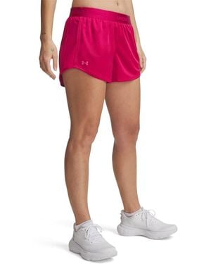 Under Armour Play Up Bermuda Shorts With Curved Hem - Red