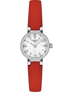 Tissot T- Lady Lovely Watch T1400091611100 Leather - Red