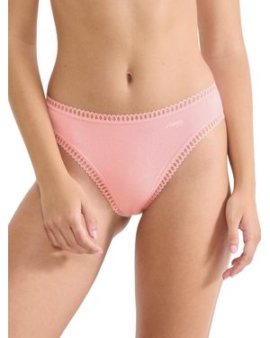 Sloggi Go Crush High Leg Briefs (3 Pack) - Pink