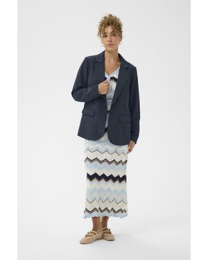 Cream Blazer Crcan Blazer Feminine - Blauw