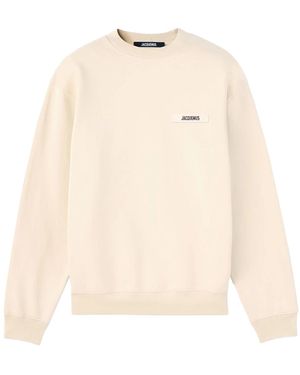 Jacquemus Le Gros Grain Le Sweatshirt - Natural