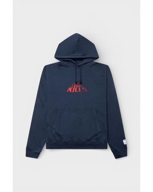 GALLERY DEPT. Atk Stacked Logo Hoodie - Blue