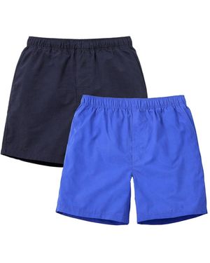 French Connection 2 Pack Swim Shorts - Blue