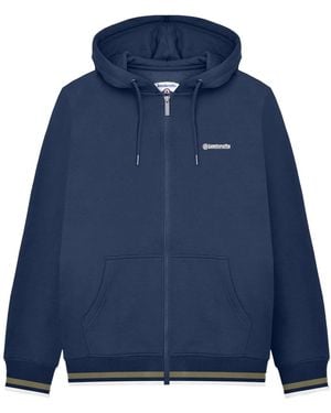 Lambretta Aw24 Full Zip Hoodie /Khaki) - Blue