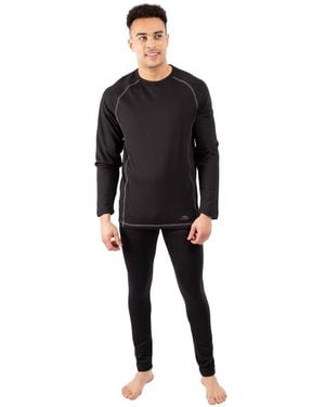 Trespass Adult Sandler Base Layer Set - Black