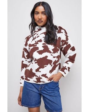 Warehouse Bow Detail Jumper - Blue