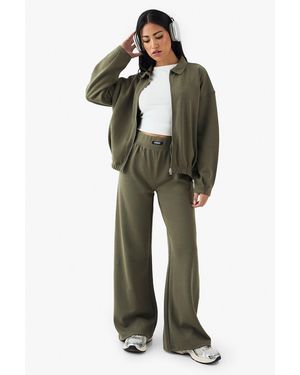 DSGN Studio Heavy Weight Interlock Straight Leg Jogger - Green