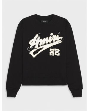 Amiri 22 Crewneck Cotton - Black