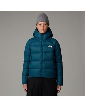 The North Face Crop 550 Down Hoodie Jacket - Blue