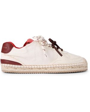 Kurt Geiger Canvas Espadrille Trainers - Pink