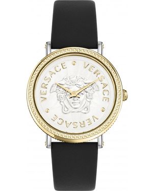 Versace Veqx00222 Ladies V Dollar Watch - Black