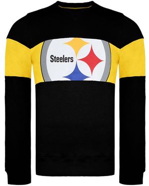 Fanatics Nfl Pittsburgh Steelers Pannelled Jumper - Black