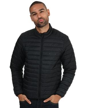 Ben Sherman Lichtgewicht Gewatteerd Jack Met Trechterhals In Zwart