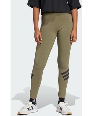 adidas Future Icons 3-Stripes Leggings - Green