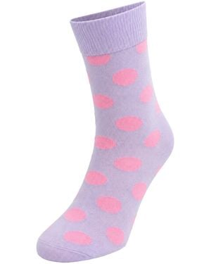 Happy Socks 1-Pack Big Dock Cotton - Purple