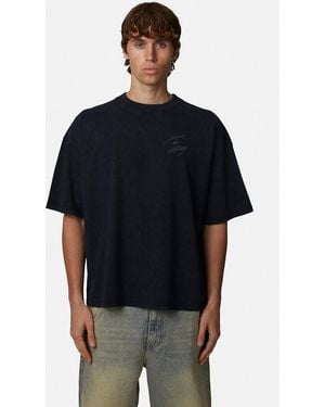Good For Nothing Boxy Washed Graphic Tee - Black