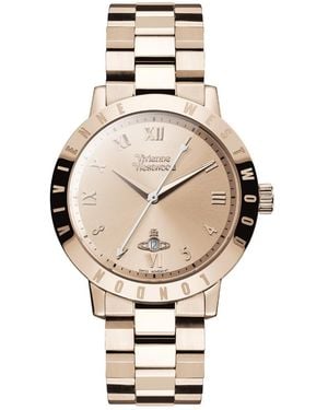 Vivienne Westwood Vv152Rsrs Ladies Bloomsbury Watch - Metallic