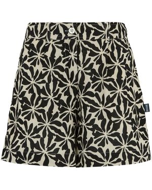 Regatta Ladies Sabelle Abstract Floral Shorts - Black
